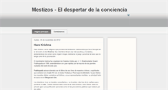 Desktop Screenshot of mestizos.net