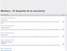 Tablet Screenshot of mestizos.net